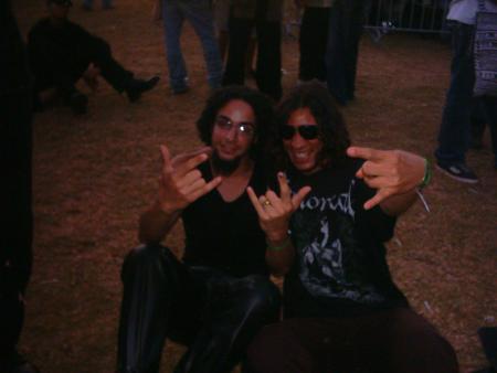 here i am with driss a friend of me!